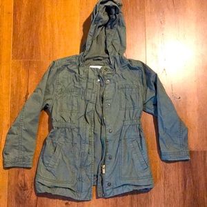Girls old navy canvas jacket